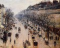 Boulevard Montmartre Wintermorgen 1897 Camille Pissarro Pariser